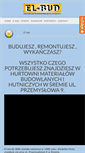 Mobile Screenshot of el-bud.net.pl